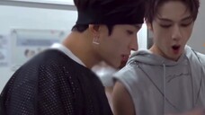 Seventeen mentioned in a variety show, "I thought I only liked NCT, so sad." The mutual cue between