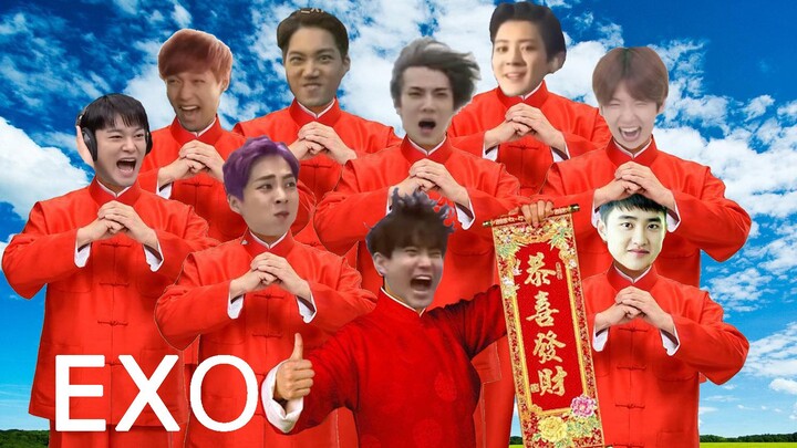 [EXO/Meme] Happy New Year and May You Prosper