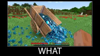 Minecraft wait what meme part 118 realistic minecraft Diamonds