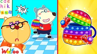 Wolfoo, Don't Sneak Food Into the Class - Learn Rules of Conduct for Kids at School | Wolfoo Channel