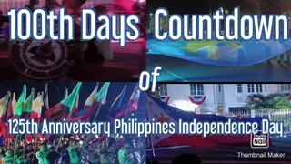 100 Days Countdown of 125th Anniversary Philippines Independence