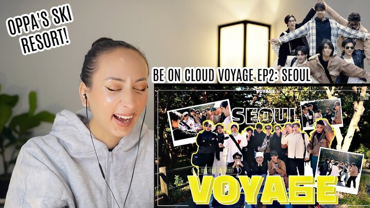 KinnPorsche Cast Be On Cloud Voyage | EP2 Korea : Seoul 🌏 REACTION