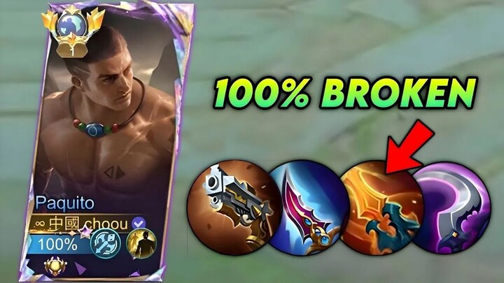 PAQUITO ONE SHOT BUILD IS BROKEN !! (i hope i knew this before)