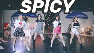 [استوديو رقص كوانشينغ] الأخوات رائعات! أداء رقصة "SPICY" لفرقة Aespa