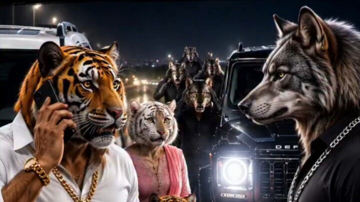 lion and tiger