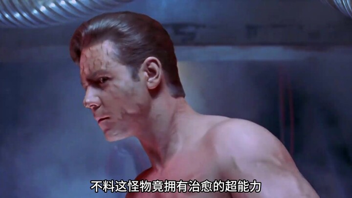 This guy is no ordinary man—any wound that touches glass can heal instantly! “Time Cop”