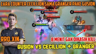 CARA RRQ XIN COUNTER CECILLION & GRANGER PAKE GUSION , 8 MENIT GAK DIKASIH KILL ALIAS 0 KILL PARAH