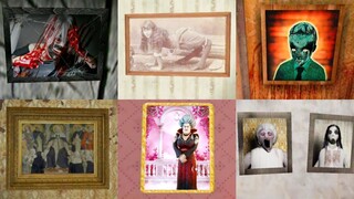 Horror Paintings #2 | Tiger Grandpa🎴Clown Pennywise🎴Slendrina Asylum & More