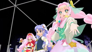 【MMDプリキュア】キュアフォーチュン＆キュアスカーレット＆キュアフェリーチェ＆キュアパルフェでこの空の向こう