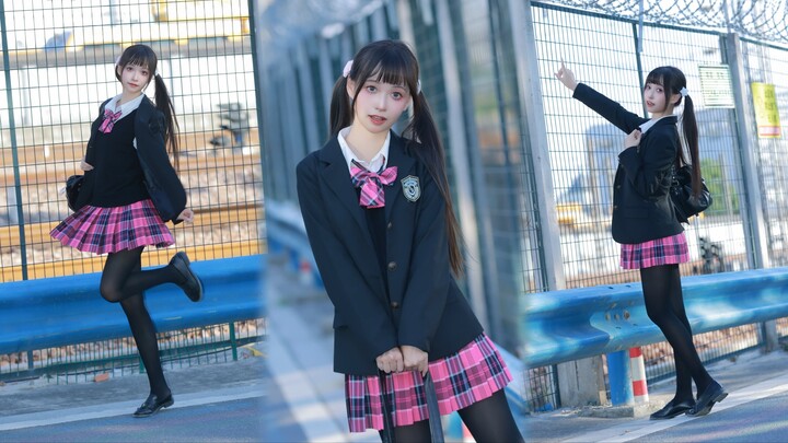 【沐子】周五限定！JK学妹跳舞可爱到犯规！｜星期五的早安=͟͟͞♡