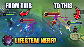 JULIAN NERFED LIFESTEAL?