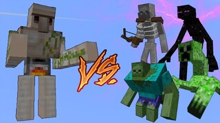 mutant iron Golem vs all mutant