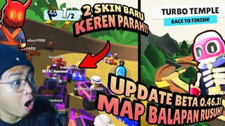 UPDATE STUMBLE GUYS BETA 0.46.3! ADA 2 SKIN BARU &  MAP BALAPAN MOBIL LEBIH RUSUH! - Stumble Guys