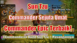 Build Talent & Pasangan Sun Tzu! Commander Epic Sejuta Umat! Rise of Kingdoms Indonesia