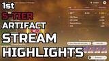 FISCHL 1ST GODLY ARTIFACT! STREAM HIGHLIGHTS! This is what happen when you get the RIGHT ARM EXODIA
