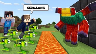 KITA ADU TANAMAN PLANTS VS ZOMBIE LAWAN BOSS TERKUAT DI MINECRAFT!!! - SURVIVAL KOLOR #16