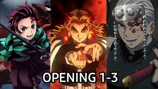 Demon Slayer All Opening 1-3