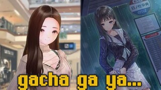 Review Ayumi Knit Dress worth it buat di gacha? Blue reflection Sun