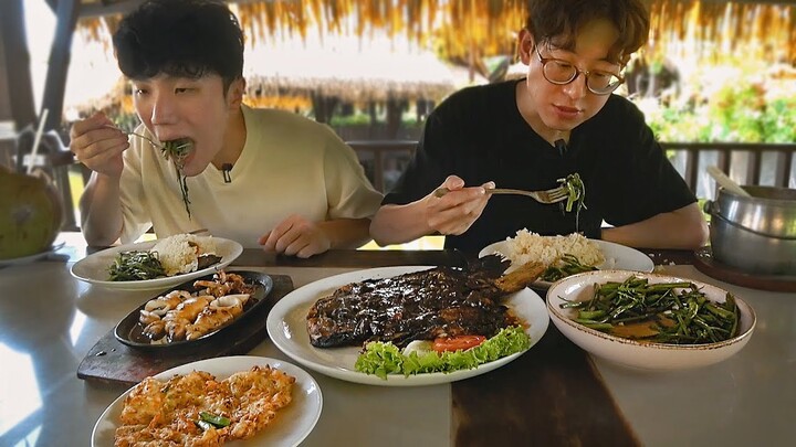 (Orang korea) REVIEW ANCOL TALAGA SAMPIREUN [Selamat Makan]