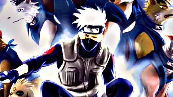 Itachi pun menyadari kalo Kakashi itu ga semudah di kalahkan gitu aja😎🔥