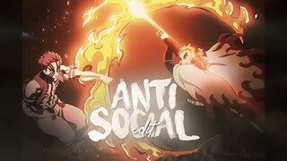 Rengoku Vs Akaza Edit - Antisocial