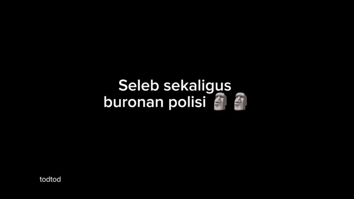 Seleb sekaligus buronan polisi🗿