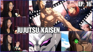 ROBOT VS PA- GORILLA?? | JUJUTSU KAISEN Episode 16 Reaction | Lalafluffbunny