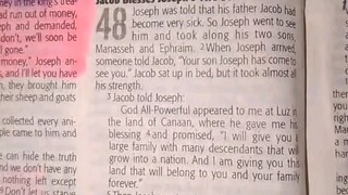 Daily Verse.                  Genesis 48:1-4