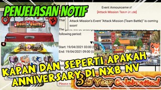 NXB NV || PENJELASAN NOTIF • KAPAN DAN SEPERTI APAKAH ANNIVERSARY Di NXB NV • #umarhusni