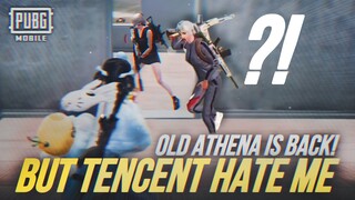 Old ATHENA Is Back! But Tencent Hate Me😶 - PUBG MOBILE | SOLO vs SQUADS