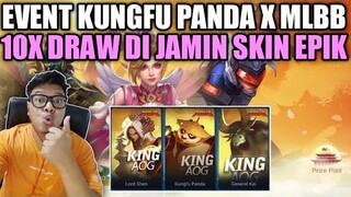 EVENT KUNGFU PANDA X MLBB RILIS !! DI JAMIN DAPET SKIN EPIK DALAM 10X DRAW ! SAINGAN STARWARS ?