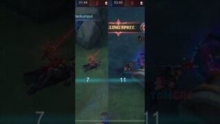 Cape banget😩 #shorts #mobilelegends #tomgrc