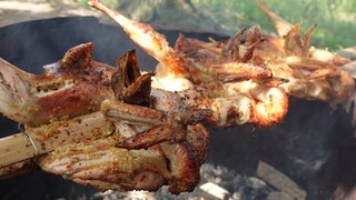 GÀ NƯỚNG SẢ ỚT lá mè. Chúc mọi người giáng sinh vui vẻ ấm áp bên gia đình - Bin Đen Miền Tây # 256