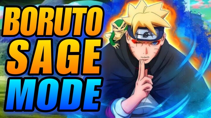 Boruto Menguasai Sage Mode Katak melalui Kashin koji