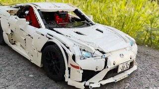 【TWC】Explain elegance with violence! Build a Lexus LFA with Lego and show its full functions