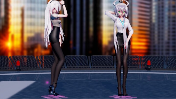 【MMD】Chocolate Creanm｜弱音洛天依你喜欢哪个(ಡωಡ)