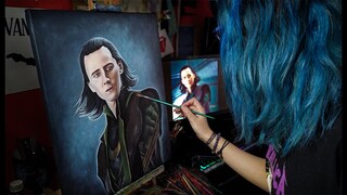 Loki  | OIL PAINTING TIME-LAPSE
