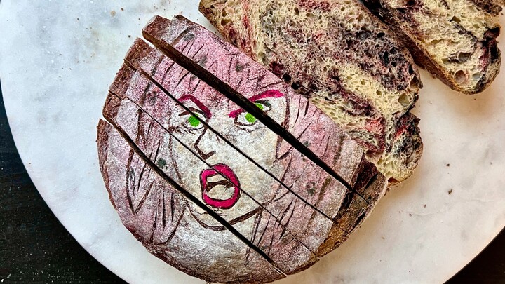 Boss Crumbs slicing scene | JOJO series bread