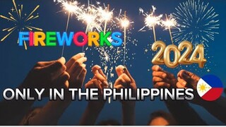 WOW!! INSANE NEW YEAR EVE  IN THE PHILIPPINES🇵🇭,TOO MANY FIREWORKS #filipino #philippines#newyear