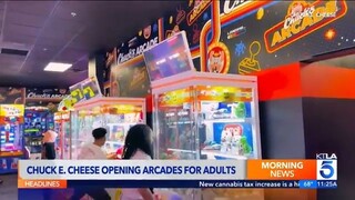 Chuck E. Cheese opens new arcades for adults