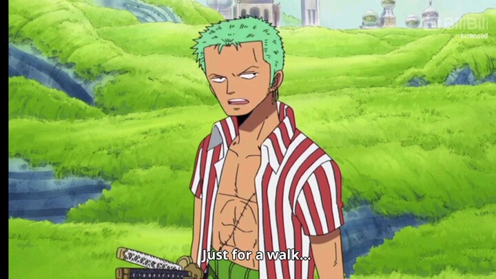 Sanji is right, don't trust yourself zoro HAHAHAHA😂