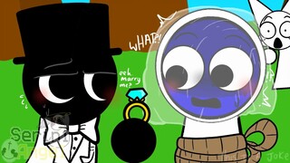 布莱克和杰文结婚了？！- Incredibox Sprunki-完整版