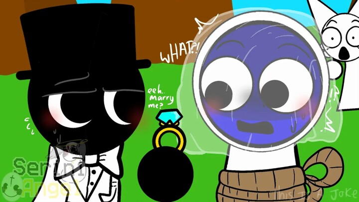 布莱克和杰文结婚了？！- Incredibox Sprunki-完整版