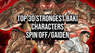 Top 30 Strongest Baki Characters