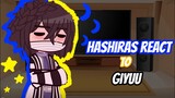Hashiras react to Giyuu | Demon slayer | Tomioka Giyuu | Hashira