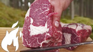 German BBQ Bro: Epic Ribeye Steak + Bacon and Cheese Sandwich