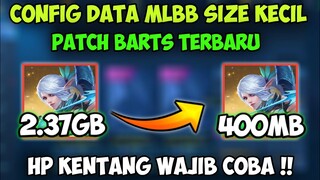 Data ML Size MINI  | HP Kentang Wajib Coba | Config ML No lag | Mobile Legends Bang Bang