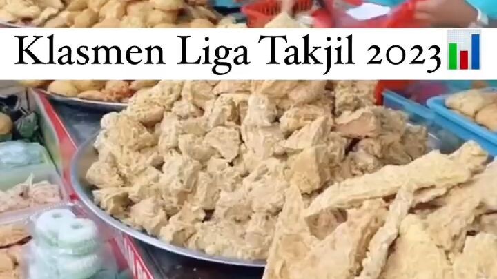 klasemen tingkat takjil terbaru!!!