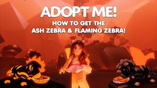 HOW TO GET THE ASH & FLAMING ZEBRA USING INGREDIENTS IN ADOPT ME! #roblox #adoptme