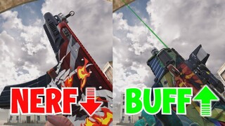 *NEW* ALL WEAPONS IN SEASON 4 THAT GOT NERF AND A BUFF in SEASON 4!! | COD MOBILE